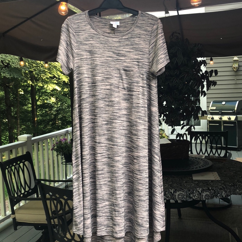 NWOT XS Carly black and light pink